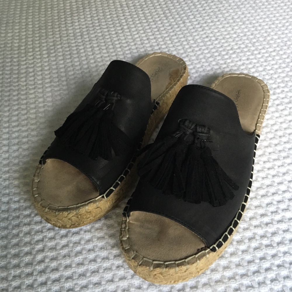 Comfy black sandals - Picture 3 of 8